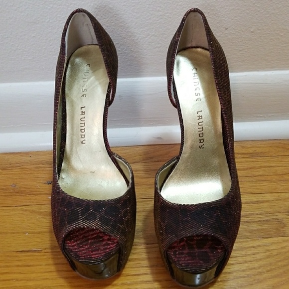 Chinese Laundry peep toe heels size 5.5- new - Picture 5 of 5